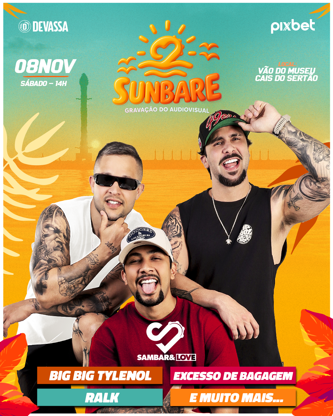 Sambar & Love grava novo audiovisual no Recife com participações especiais e lançamento da label Sunbare