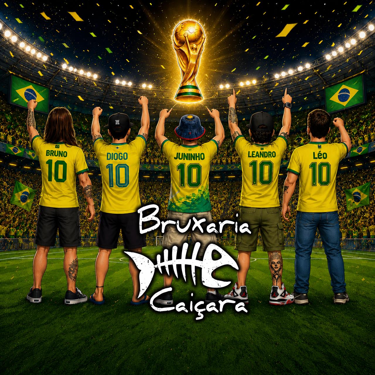 Bruxaria Caiçara lança “O Grito da Galera”, música que celebra a paixão brasileira pelo futebol